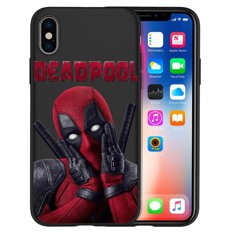 Для iPhone X XR XS Max 5 5S SE 6 6S 7 8 One Plus 5 5T 7 Pro Oneplus 6 6Tphone чехол для телефона Funda Coque Etui Marvel Deadpool