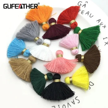 

GUFEATHER L29/4cm Brush earrings accessories tassel/Gold wire/jewelry accessories/jewelry findings/jewelry making/diy tassel