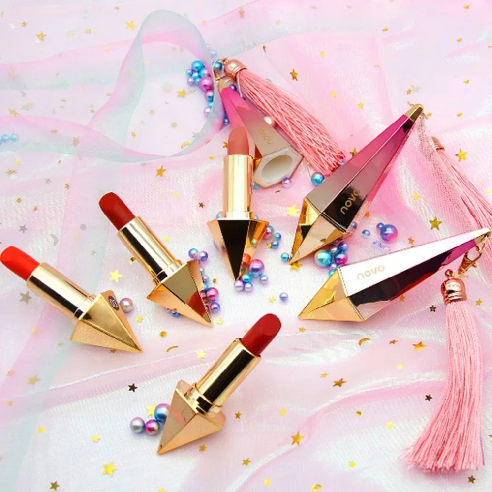 

NOVO diamond lipstick moisturizing girl heart student does not fade waterproof