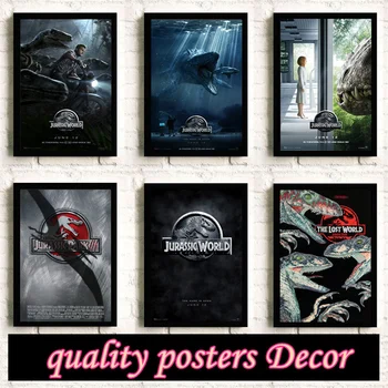 

Jurassic World Painting quality HD Reying Home Decor Art Decor room living posters wall art canvas painting No Frame K61