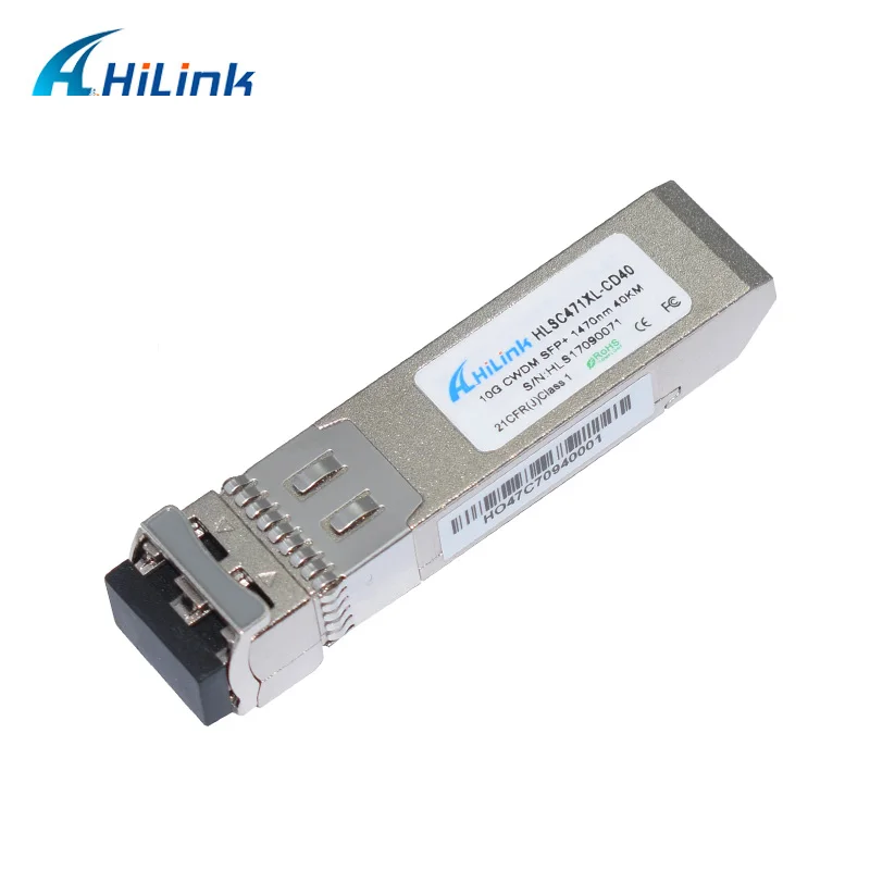 10G CWDM SFP + 40KM 1470nm HLSC471XL CD40 LC DDM модуль приемопередатчика|Оптоволоконное