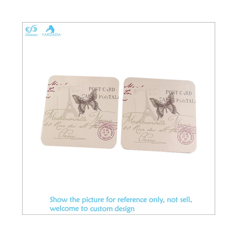 Promotional cardboard drink coasters/customized wood coasters