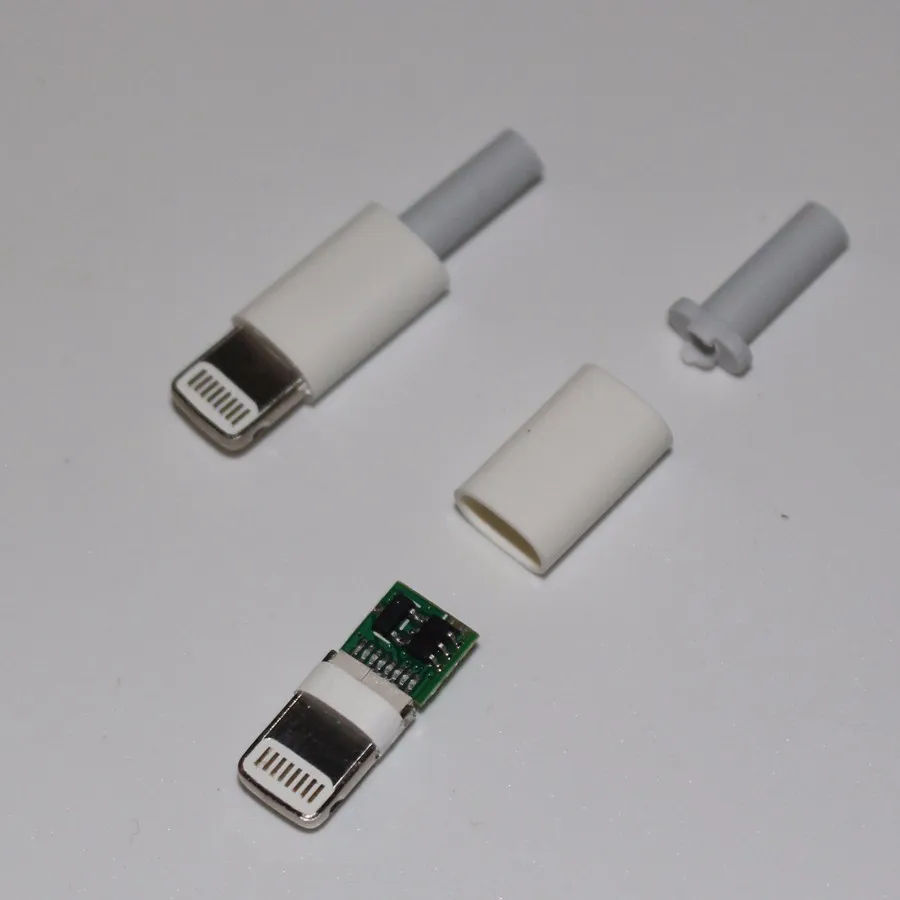 2 комплекта тип сварки 8Pin штекер USB разъем адаптер конвертер для iphone 5 5s 6 6s plus