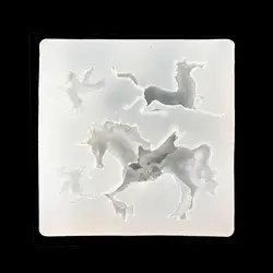 4 формы лошадей греческий силиконовые формы, Sugarcraft, торт ботворезы, ювелирные изделия, Еда безопасный