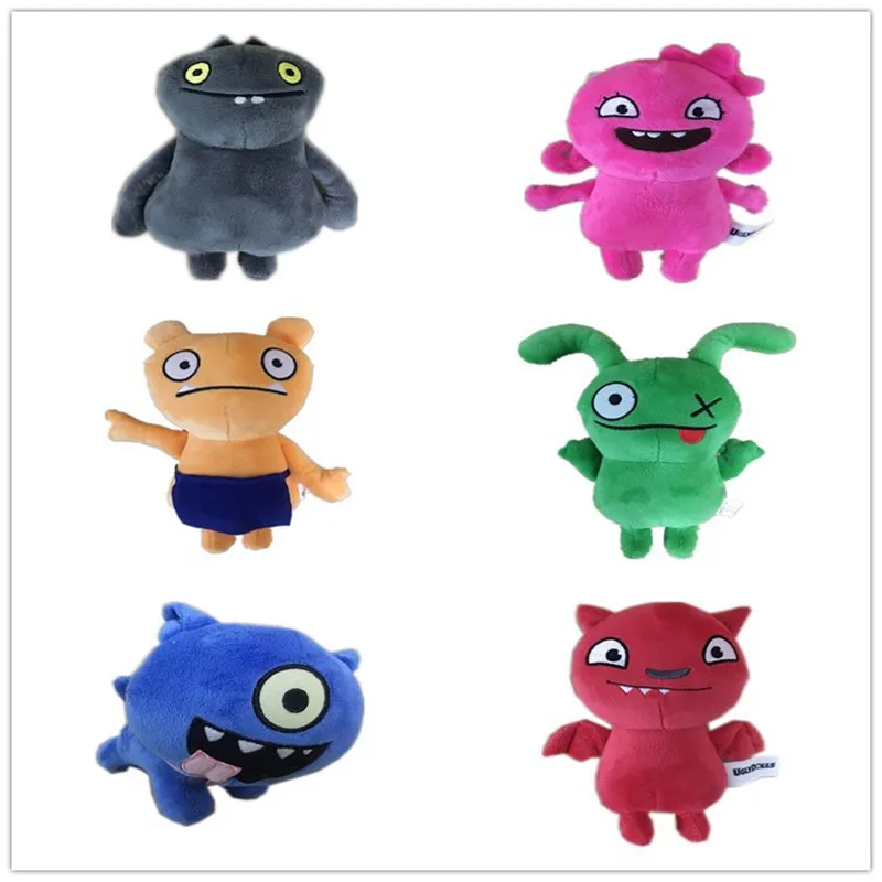 

18CM 2019 New Ugly Doll Plush Anime Ox Moxy Babo Uglydog Soft Stuffed Toys Uglydoll for Children Kids brinquedos