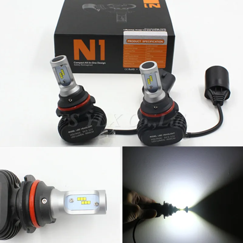 

10sets 2016 New Design High Beam 9004 9007 H13 H4 Led High Power 50W 8000lm 6000K Super White Light kit For BMW for Honda cars
