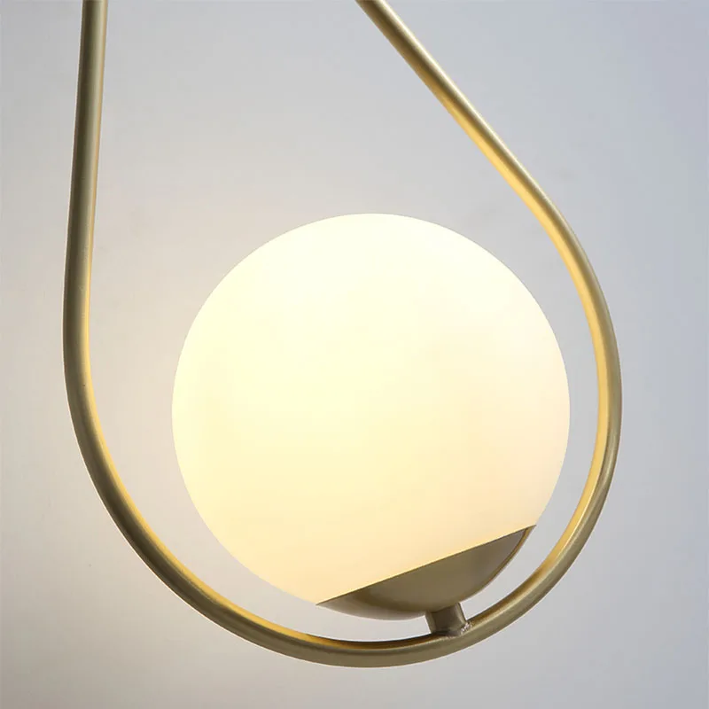 KLUZZI современный скандинавский стеклянный шар настенный светильник E27 золотой прикроватный светильник для спальни коридор ванная комната зеркало паб кафе настенный светильник