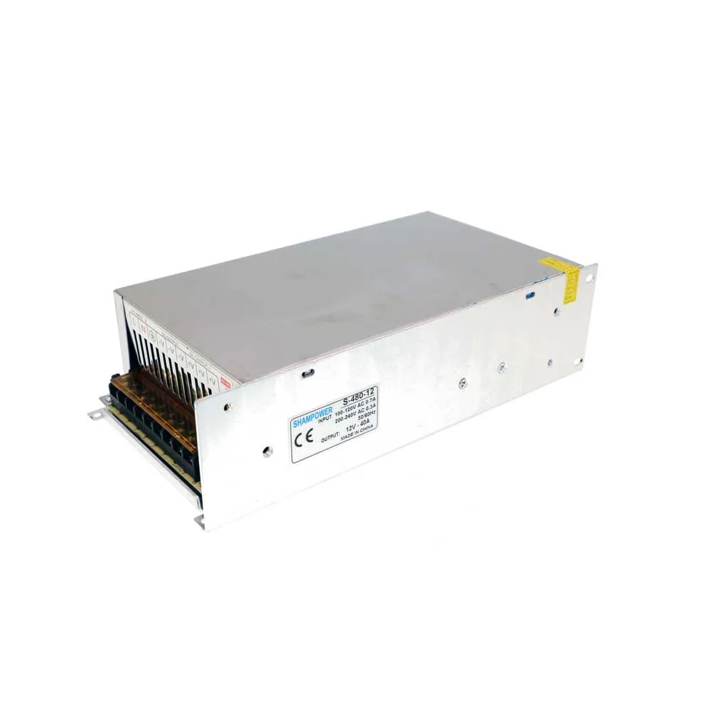 DC 12V40A Big LED switch power supply 500W security/adapter 110V/220V | Обустройство дома