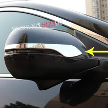 2* ABS хром зеркало заднего вида украшения полоса литье Крышка отделка стайлинга автомобилей для Honda CRV CR-V автомобильные аксессуары