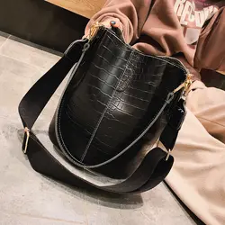 Бесплатная доставка, 2019 новые женские сумки, винтажная Корейская версия сумки на плечо, трендовая Сумка-ведро, модная женская