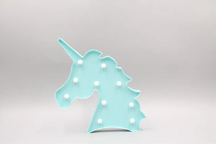 3D светодиодные ночники CuteUnicorn лампы животные Пингвин Корона Снежинка ночник
