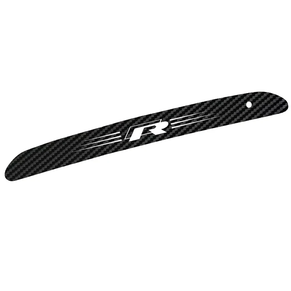 JEAZEA Carbon Fiber Stickers Decals High Mounted Stop Brake Lamp Light Car Styling For VW Volkswagen GOLF 6 7 MK6 MK7 POLO