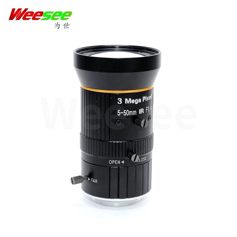 WS 5 50 мм 3 мегапикселя 3MP HD CCTV объектив варифокальный mannual iris F1.4 CS крепление 1/2.