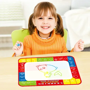 

Kids Water Drawing Play Mat Drawing Toy Water with Magic Pen Painting Picture Doodle Painting Non-toxic Drawing Board for Baby