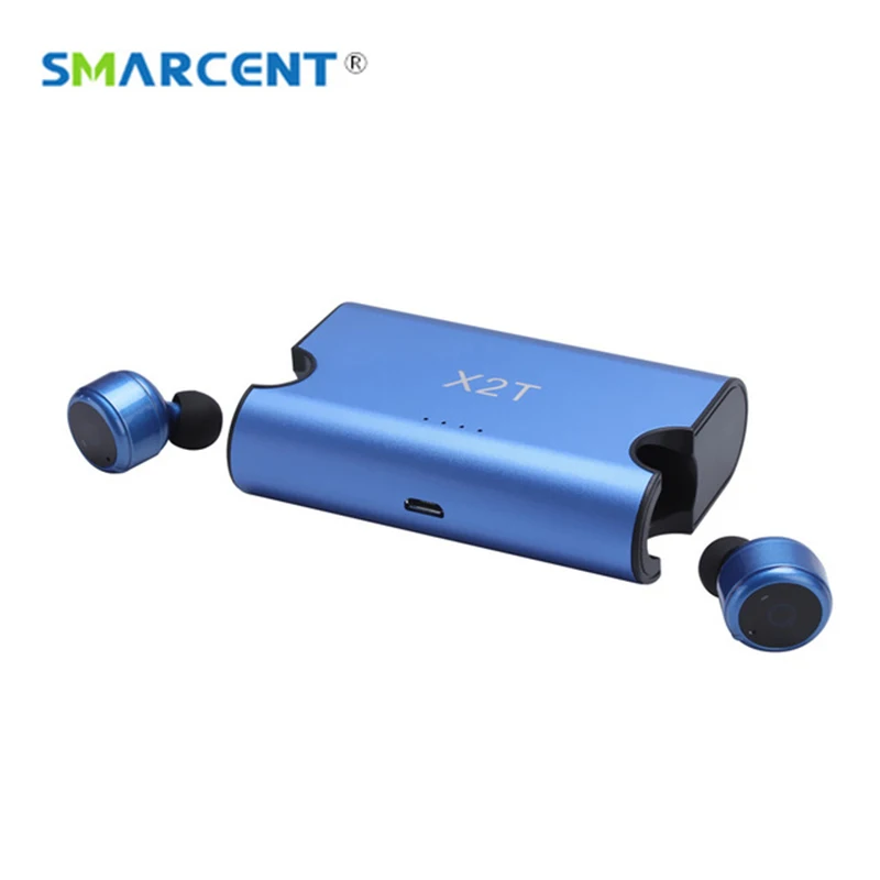 

Smarcent Sport business X2T earbuds mini wireless earphone Bluetooth CSR4.2 headphone with power bank for IOS Android PK X3T X1T