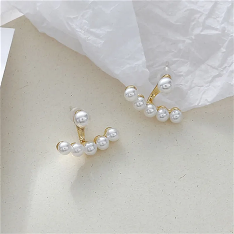 

Fashion Contracted and delicate mini stud earrings female Detachable earrings for women simulated Pearl earrings jewelry 2019