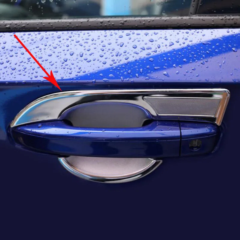 

For Honda Accord 2018 Outer Side Door Handle Bowl Cover Trim ABS Chrome 4pcs