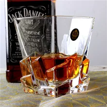 Квадратный кристалл виски Стекло чашки для дома пивной бар воды и вечерние hotel свадебные Очки подарок Посуда для напитков