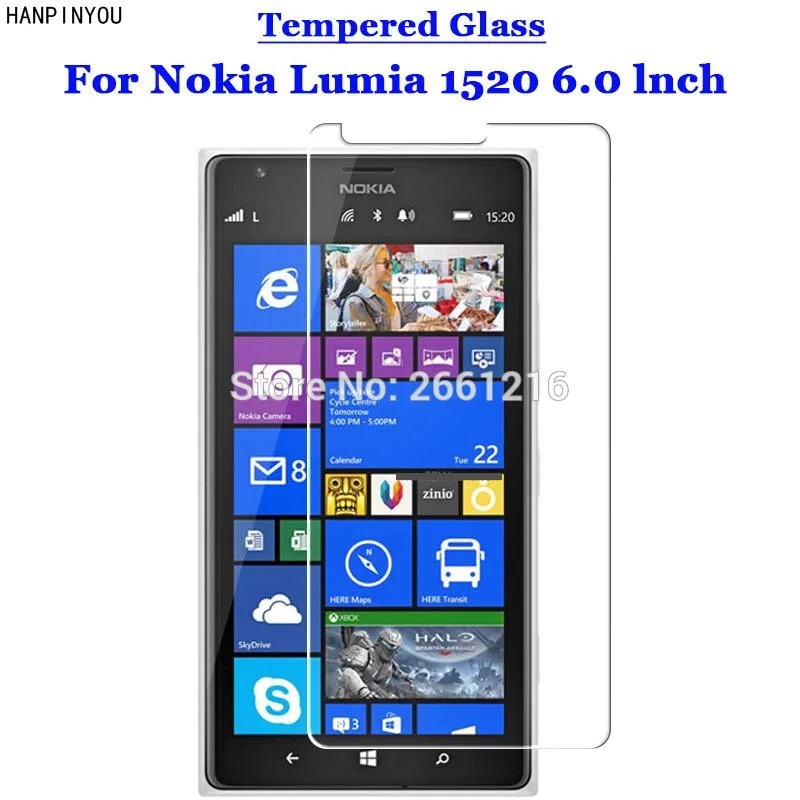 Для Nokia Lumia 1520 закаленное стекло 9H 2.5D Премиум Защитная пленка для экрана 6 0&quot |