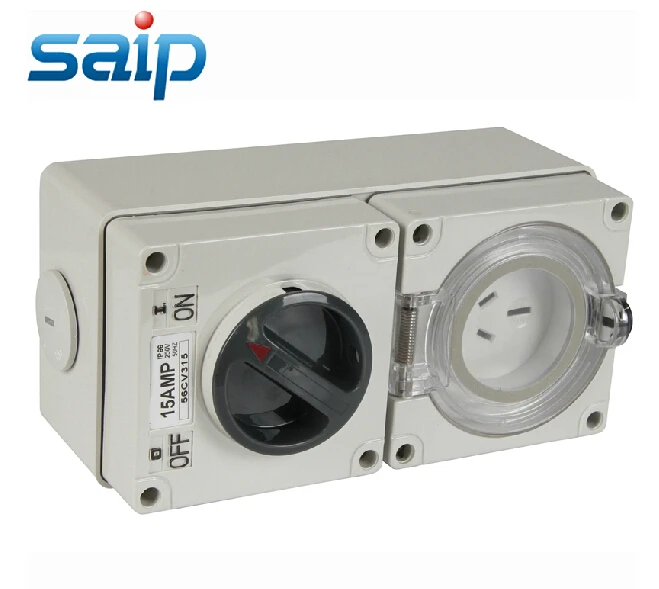 

SP-56CV315 ip66 Industrial Outdoor Socket Electrical 3 Pin Waterproof Switch and Socket 3P 15A