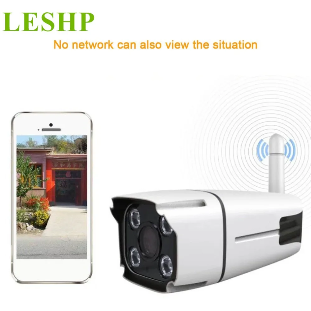 

LESHP Full-color Night Vision IP Camera 960/1080P Wireless Surveillance Camera Waterproof IP67 Home Security APP Remote Monitor
