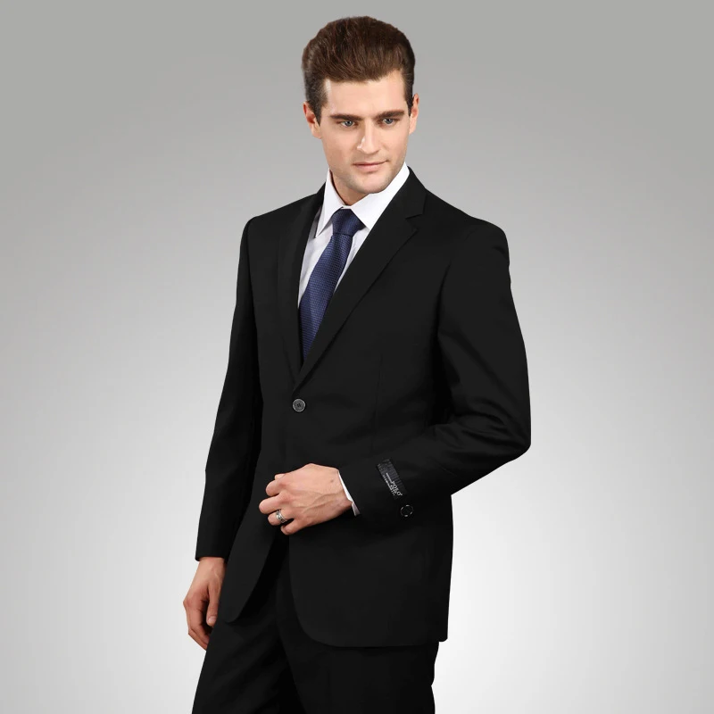 Cheap Black Suits For Men Dress Yy