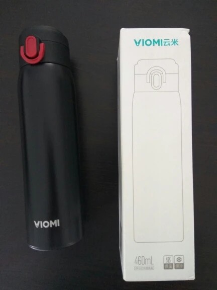 Термос Xiaomi VIOMI, лучшая чашка, чашки из нержавеющей стали, колба, бутылка для воды, чашка, 24 часа, термос, 460 мл, одна рука, Вкл/закрывает
