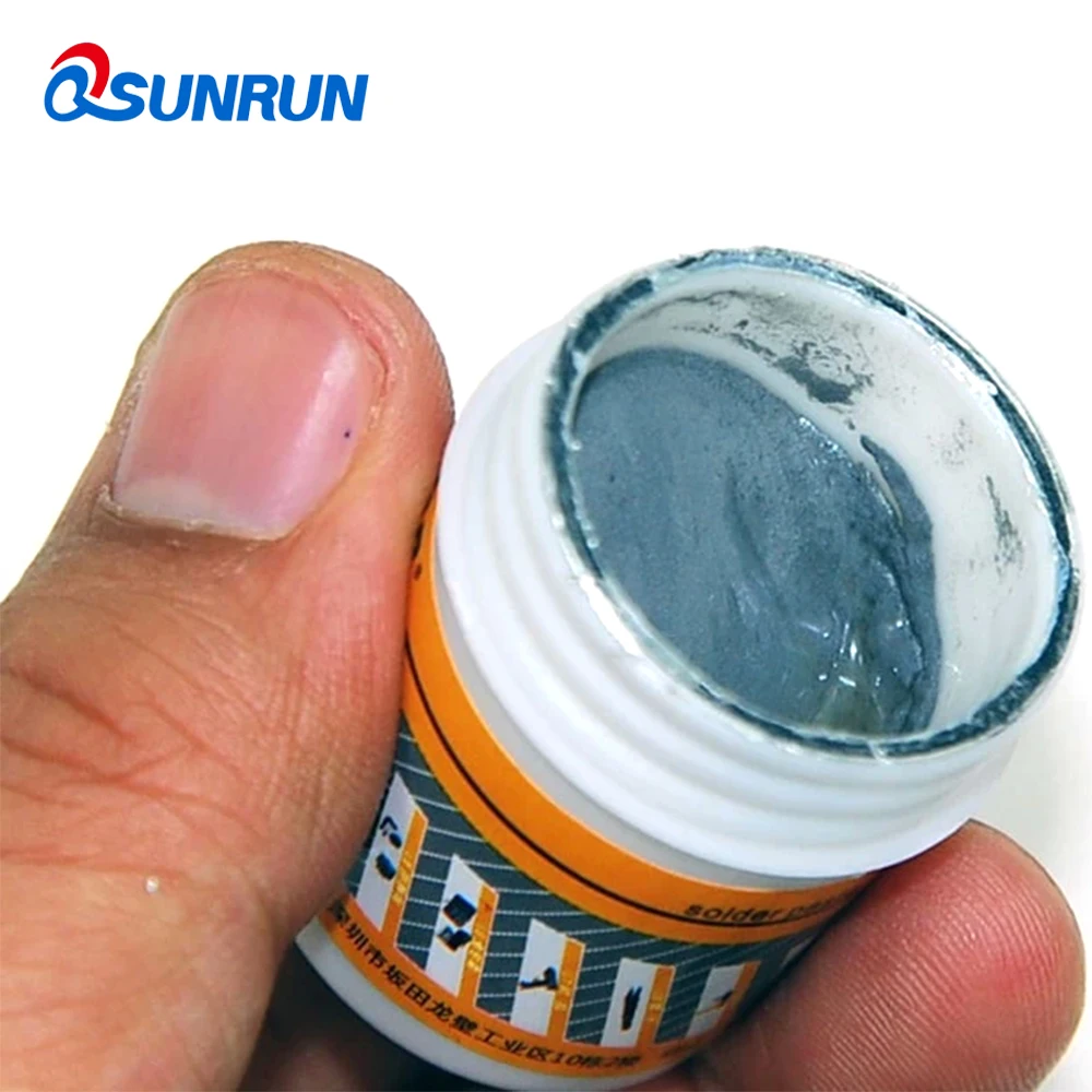 QSUNRUN сварной флюс 1 шт. SMD SMT паяльная паста 50 г Оловянная BGA с отличной влажностью