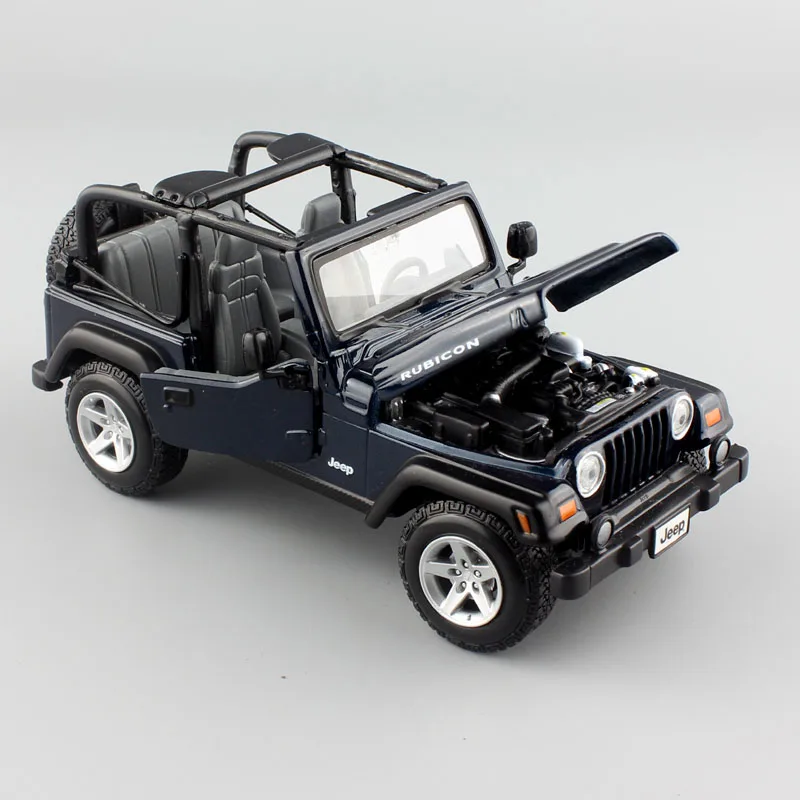 

kid's 1:27 Scale small Maisto jeep wrangler Rubicon JK off-road convertible roadster vehicle diecast model toys for Collectible