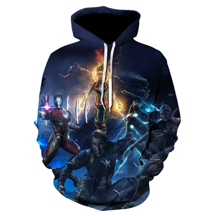 

Hoodie Cosplay Avengers 4 Endgame Quantum Realm Sweatshirt Iron Man Jacket Advangers End Game Sets Tech Costumes 2019 Superhero