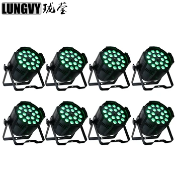 

Free Shipping 8pcs/lot 18x18W RGBWA UV IP20 Led Par Zoom Stage Light 10-60 Degree 7/11 Channels