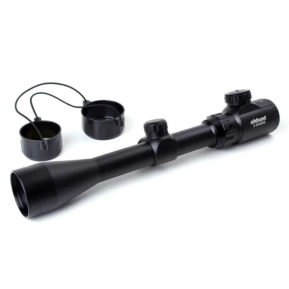Тактический Ohhunt 3 9X40 дальномер Сетка Красный Зеленый с подсветкой охотничий