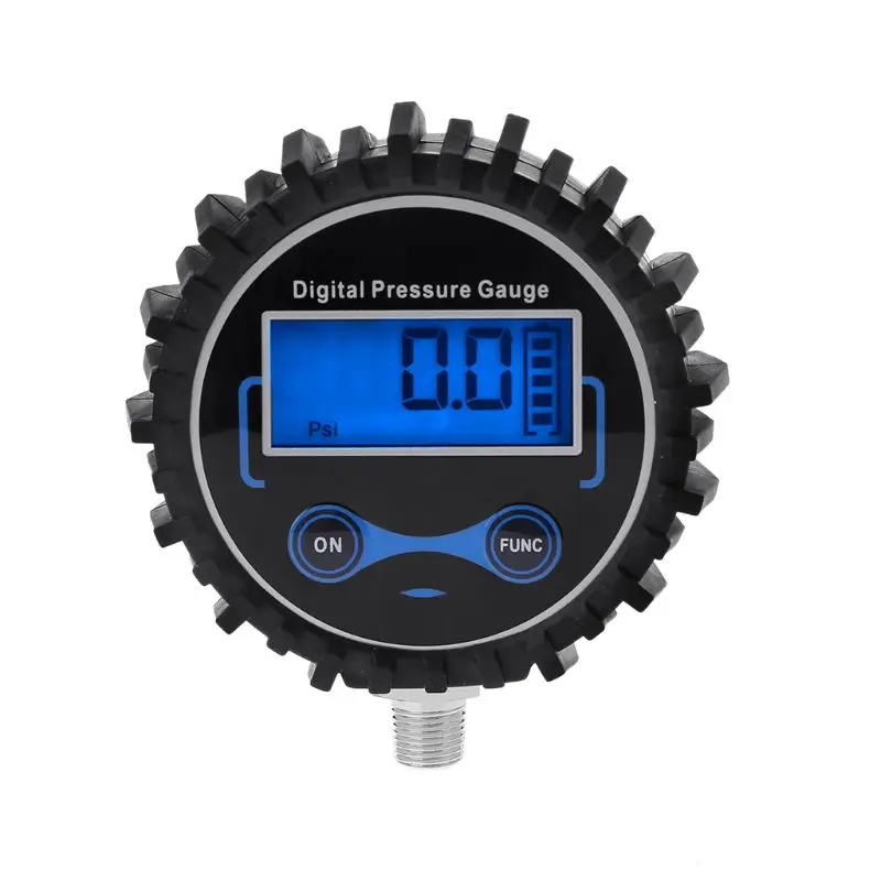Цифровой манометр OOTDTY 0 200 PSI автомобильный измеритель давления в шинах черный
