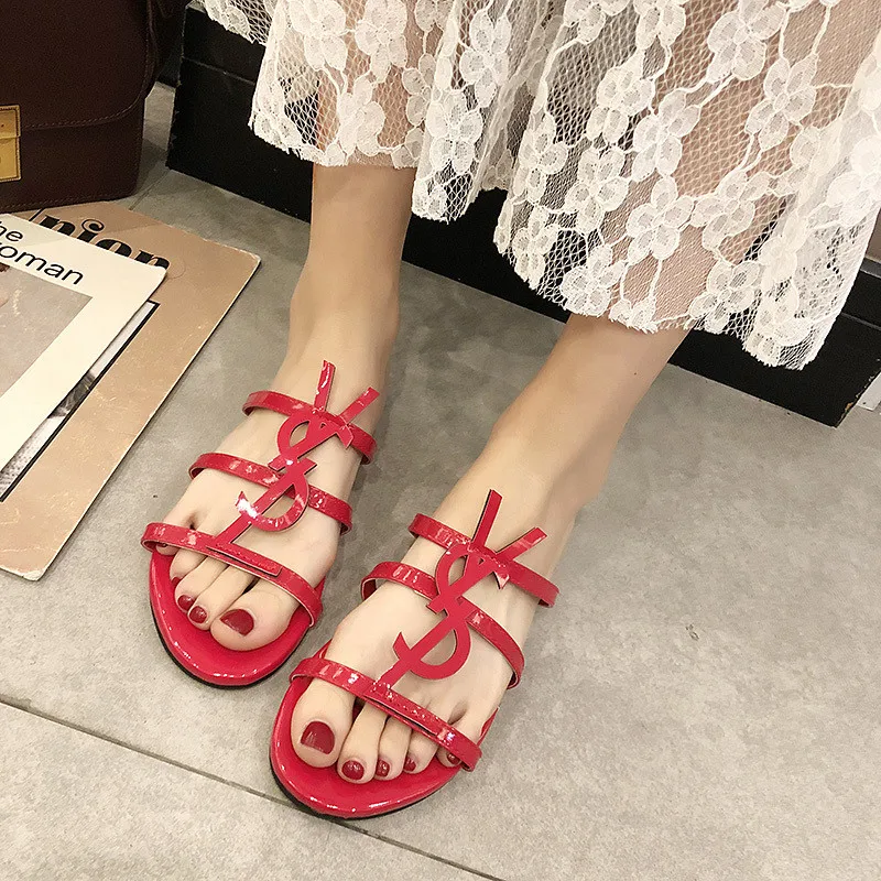 

2019 shoes woman Fashion ladies Slippers Casual Slides Women's Flat beach Shoes Spring Summer Sandals mujer