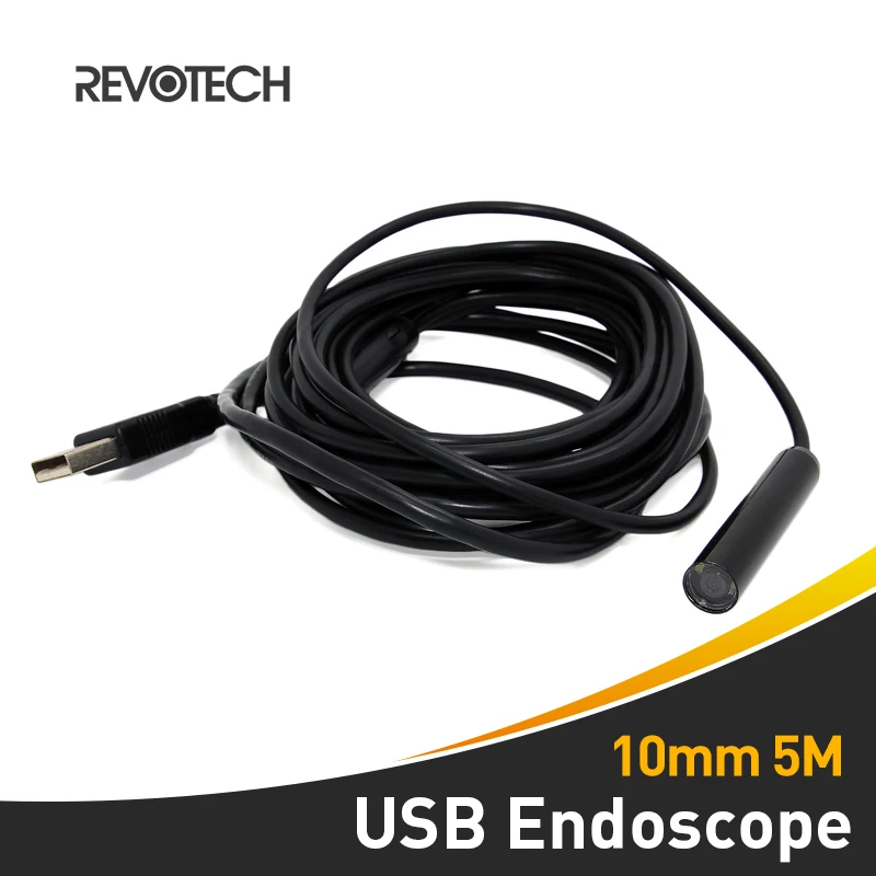 

10mm USB Endoscope 5M Cable Waterproof Inspection Camera Borescope with 4 LED USB Endoscope Camera