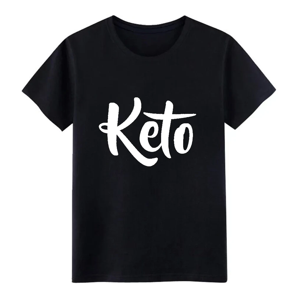 Keto футболка на заказ плюс размер 3xl сплошной цвет интересный новый стиль Летний