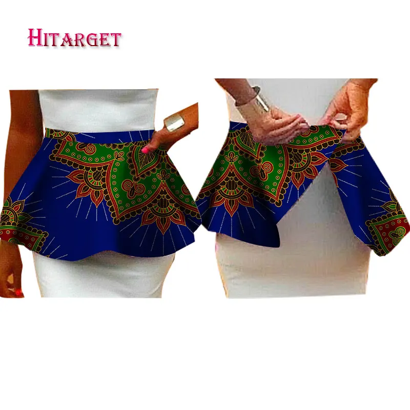 

Fashion African Accessories for Women Bazin Riche 2017 New Handmade Waist Accessories Dashiki Ankara African Clothes WY1567
