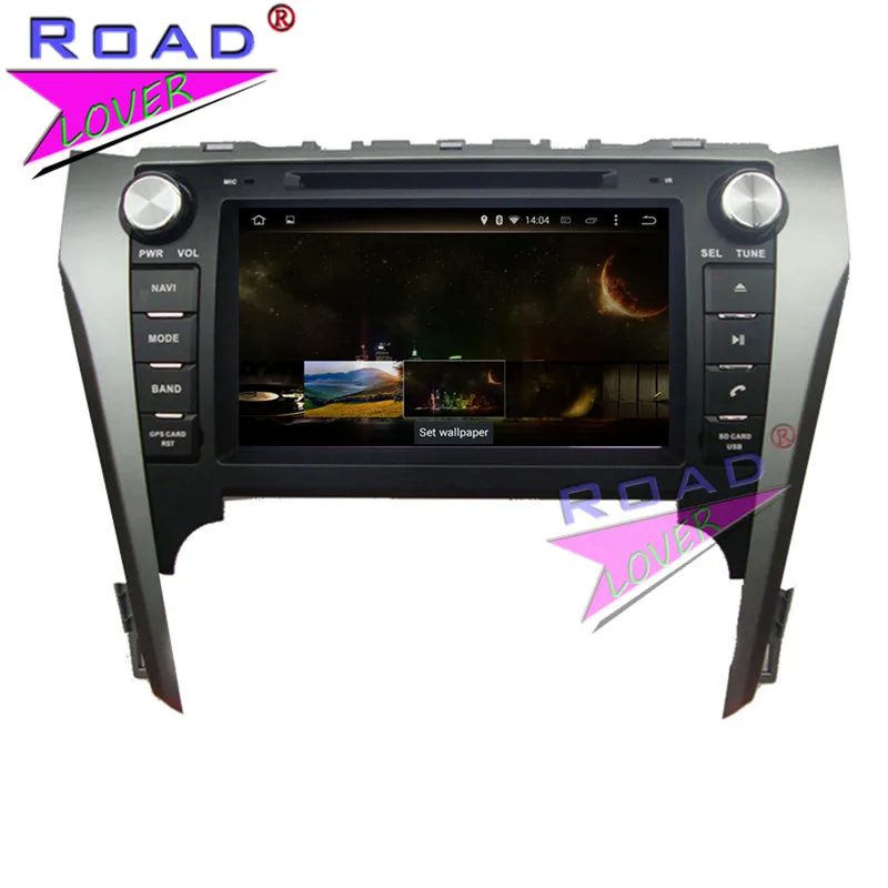 Best Roadlover Android 9.0 Car Multimedia DVD Player Autoradio For Toyota Camry 2012- Stereo GPS Navigation Magnitol Doubel Din Audio 1