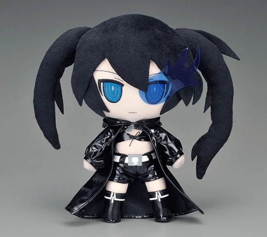 

Free Shipping New Japanese Anime Cartoon Anime Black Rock Shooter Kuroi Mato Cosplay Figure Plush Toy Doll Children Gift 30cm
