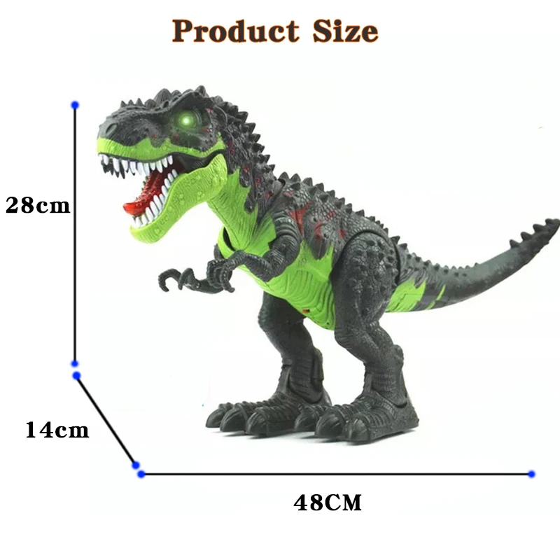 Электрическая ходьба, яйца со звуком, животные, тираннозавр, Рекс, овираптор, модель динозавров, детские игрушки, рождественский подарок