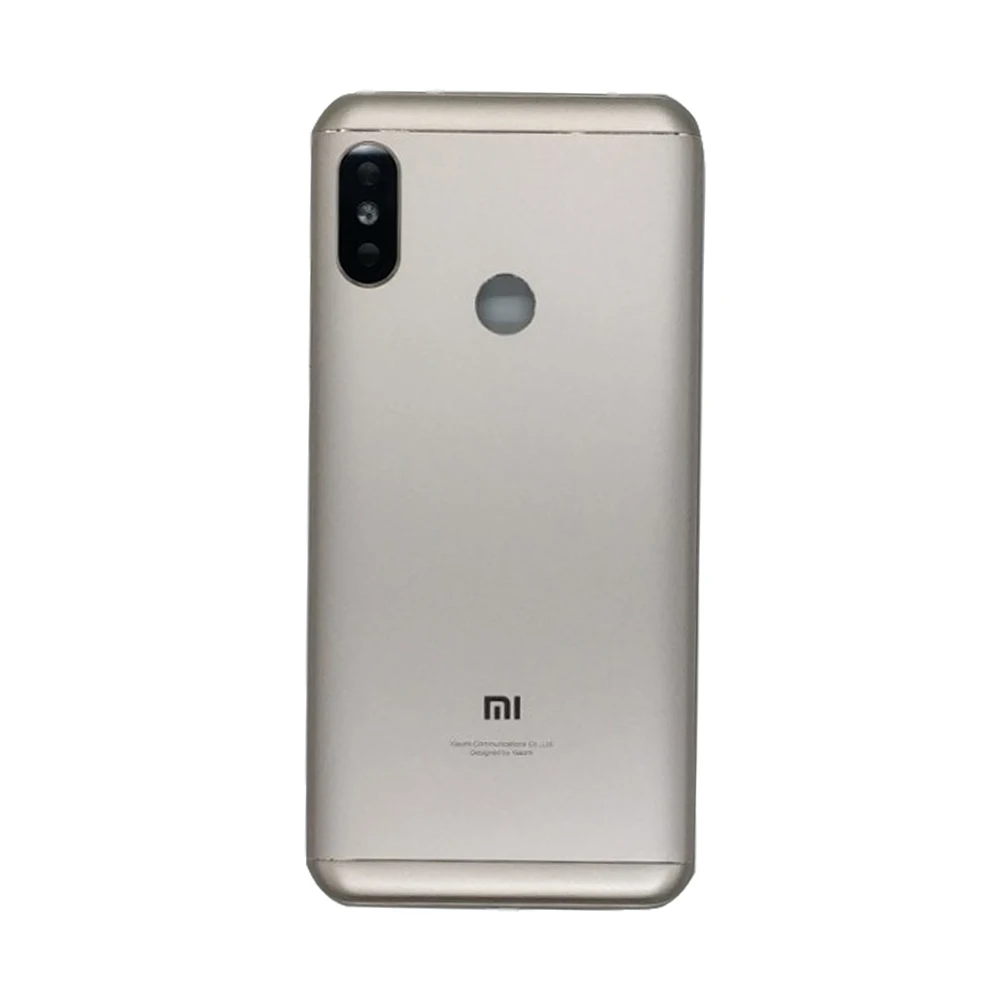 

100% Original for Xiaomi Mi A2 Lite Battery Cover Rear Housing Redmi 6 Pro Metal back Cover