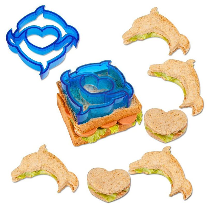 

Sandwich Moulds Bread Molds DIY Animal Form Dinosaur Heart Pupply Star Bread Cutting Tools Pastry Decorating Stamp IC977238