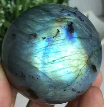 

SCY A j00643 AAAA Madagascar NATURAL Labradorite QUARTZ CRYSTAL sphere ball HEALING