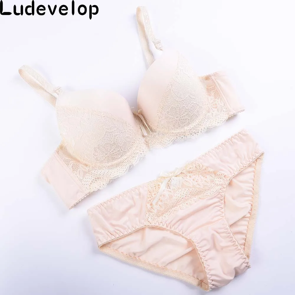 

Ludevelop Brand Underwear Women Bra Set Female Sexy Seamless Bra And Panty Set Plus Size Fashion Push Up Bra Lingerie set