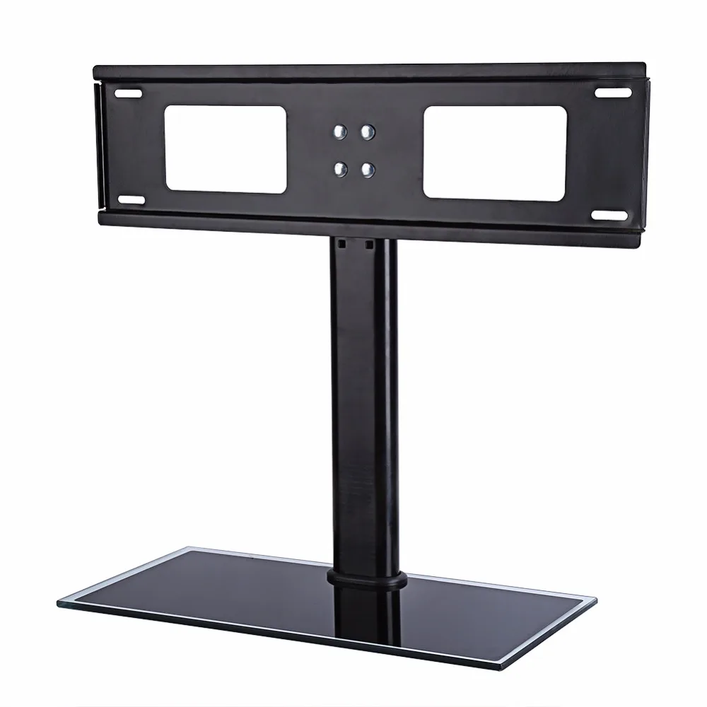flat screen tv mount stand hoogte verstelbare 37 55 inches zwart glas tv mount floor stand lcd flat screen beugel in 3755 flat screen tv mount stand hoogte verstelbare 37 55 inches zwart glas tv mount floor stand lcd flat screen beugel in 3755