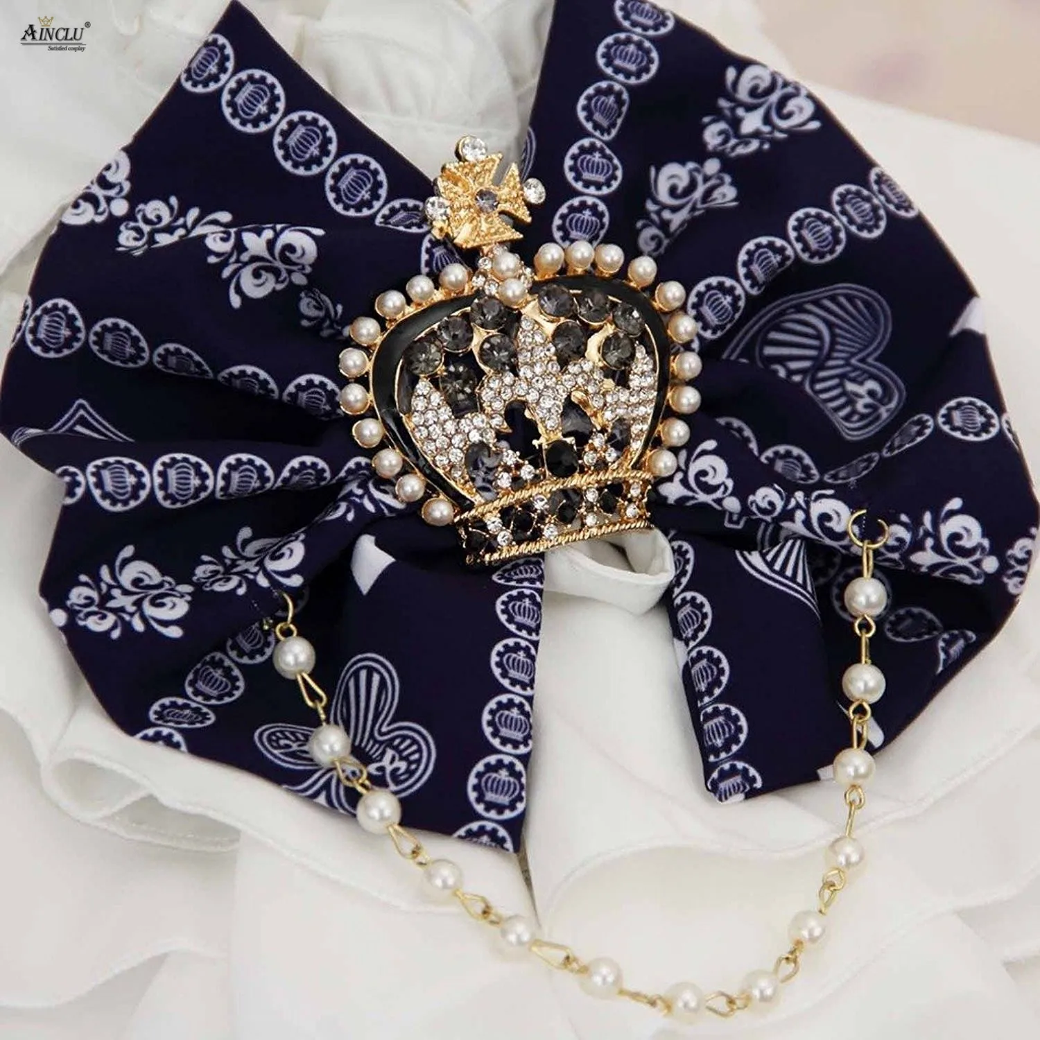 Синий Классический Полиэстер Кружева корона печатных богиня Cospaly винтажные платья для девочек XS-XXL пышные Лолита Юбки