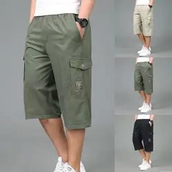 Feitong/2018 стильные мужские шорты-карго с несколькими карманами и застежкой-молнией, новый дизайн, повседневная одежда