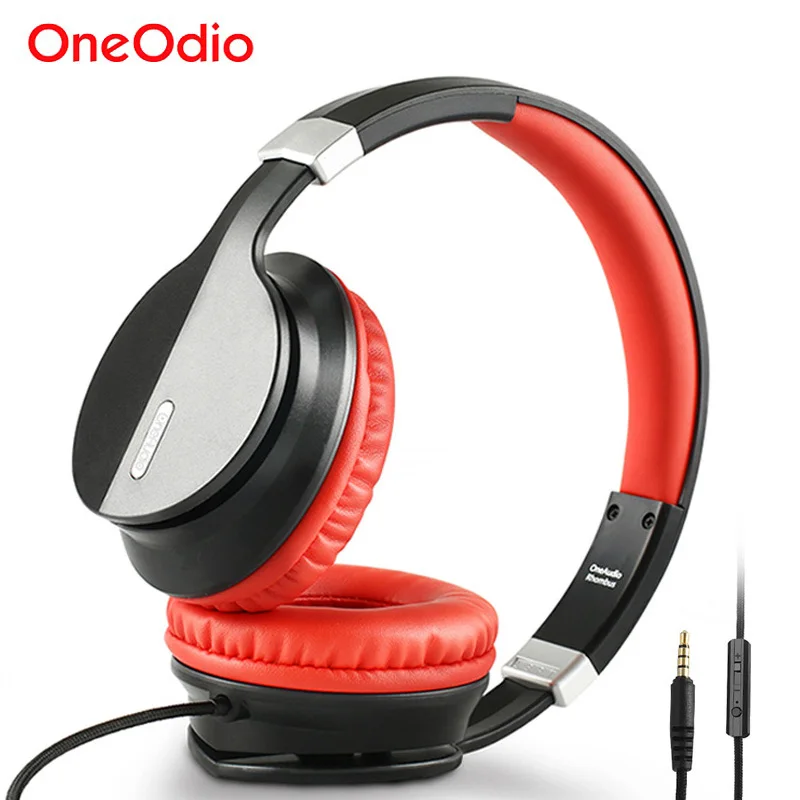 Oneodio Wired Headphone With Mic and Volume Control Bass Headset For