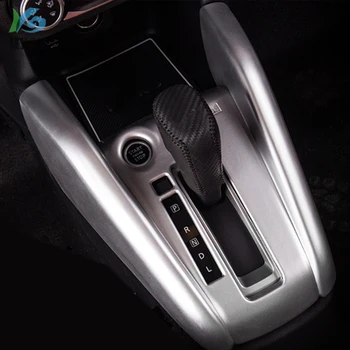 

For Left-hand Drive! Auto Gear Shift Box Cover Trim Panel Stickers Frame Cover For Nissan Kicks 2016 2017 2018 2019