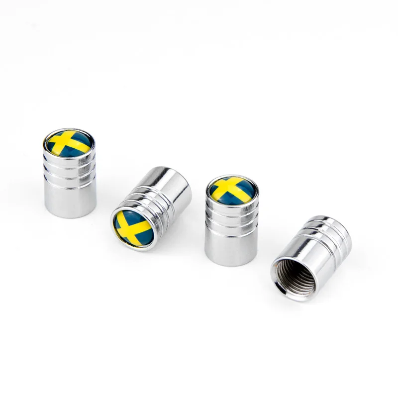 Sweden Flag Tire Valve-3
